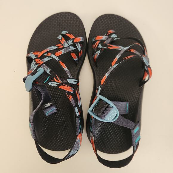 Chaco Women's ZX/2 Classic, With Toe Loop, Outdoor Sandal, Aerial Aqua 6 W - Picture 6 of 8